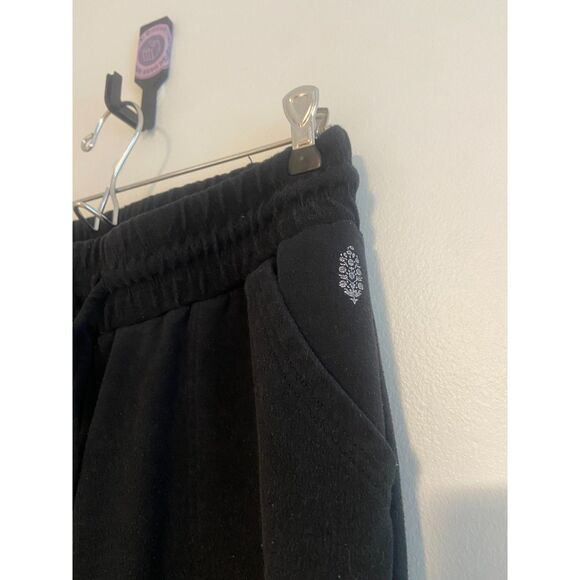 Free People Movement Sunny Skinny Sweatpants Joggers Black MEDIUM - Picture 6 of 6